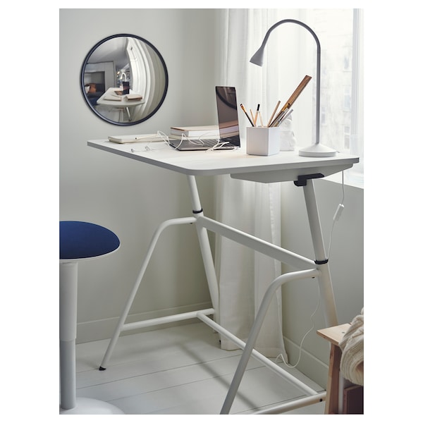 IKEA GLADHÖJDEN desk sit/stand, white, 39 3/8x23 5/8 in , IKEA Sale | 90685ROVW