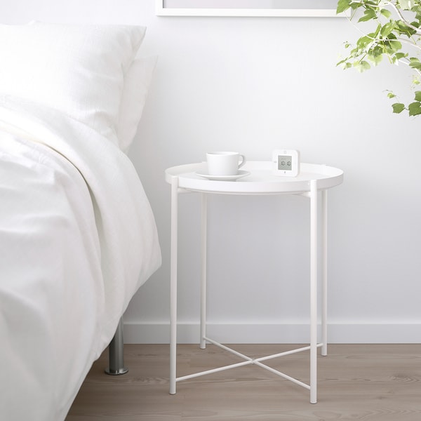 IKEA GLADOM tray table, white, 17 1/2x20 5/8 in , IKEA Sale | 83619QWEX