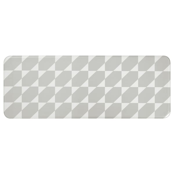 IKEA GÅNGPASSAGE kitchen mat, gray/white, 1\'6 inx3\'11 in , IKEA Sale | 23705WMYS