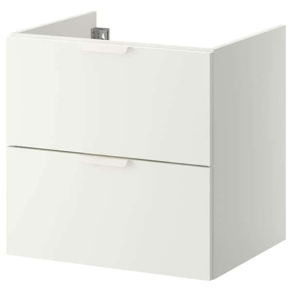 IKEA GODMORGON Sink cabinet with 2 drawers, white, 23  5/8x18  1/2x22  7/8 in , IKEA Sale | 16485ZMJV