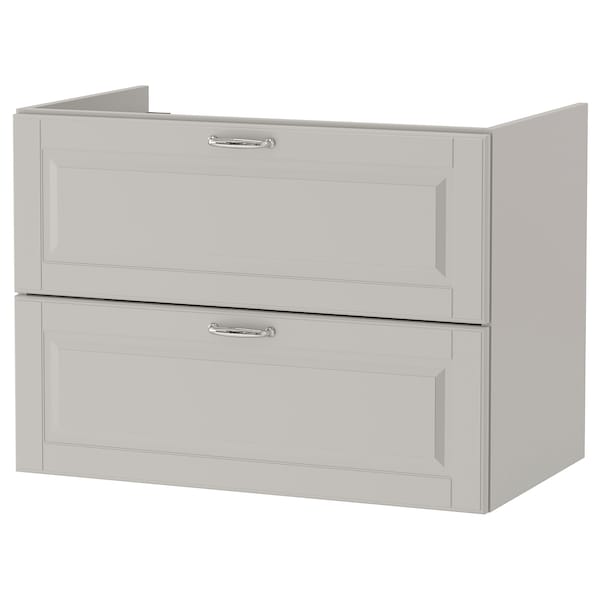 IKEA GODMORGON Sink cabinet with 2 drawers, Kasjön light gray, 31  1/2x18  1/2x22  7/8 in , IKEA Sale | 97812LHDQ