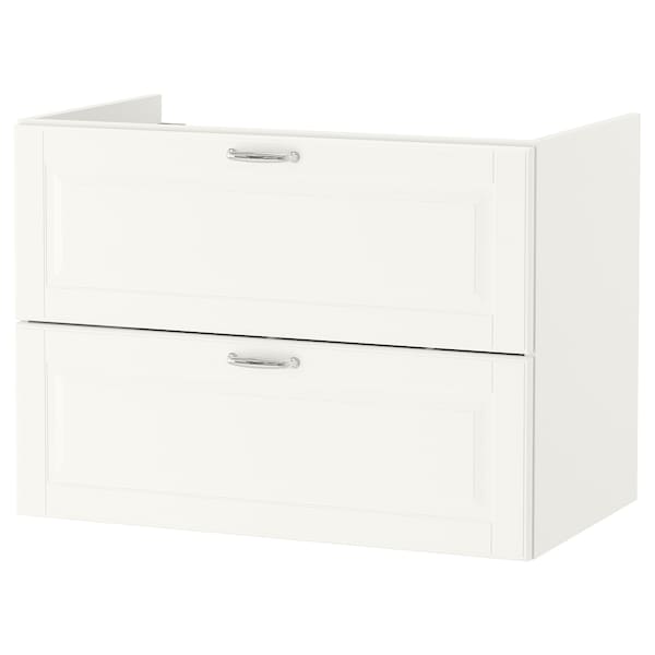 IKEA GODMORGON Sink cabinet with 2 drawers, Kasjön white, 31  1/2x18  1/2x22  7/8 in , IKEA Sale | 42531PSZY