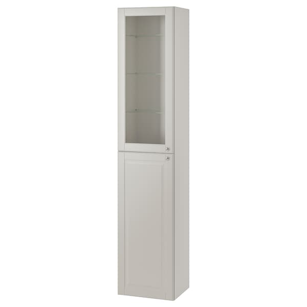 IKEA GODMORGON high cabinet, Kasjön light gray, 15 3/4x12 5/8x75 5/8 in , IKEA Sale | 72059YGSO