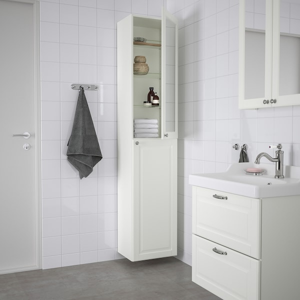 IKEA GODMORGON high cabinet, Kasjön white, 15 3/4x12 5/8x75 5/8 in , IKEA Sale | 85973OGSN