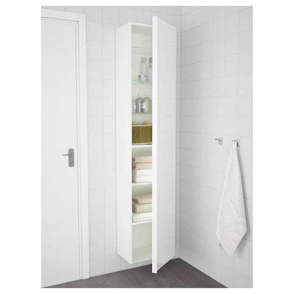 IKEA GODMORGON high cabinet, high gloss white, 15 3/4x12 5/8x75 5/8 in , IKEA Sale | 07593MDRG