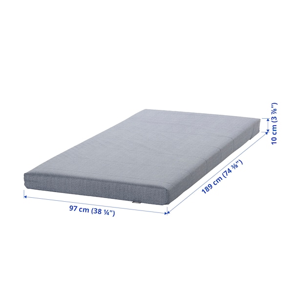 IKEA ÅGOTNES foam mattress, firm/light blue, Twin , IKEA Sale | 03415GIUA