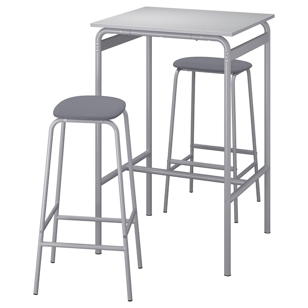 IKEA GRÅSALA / GRÅSALA bar table and 2 bar stools, gray gray/gray, 29 1/2 in , IKEA Sale | 97056PSUZ