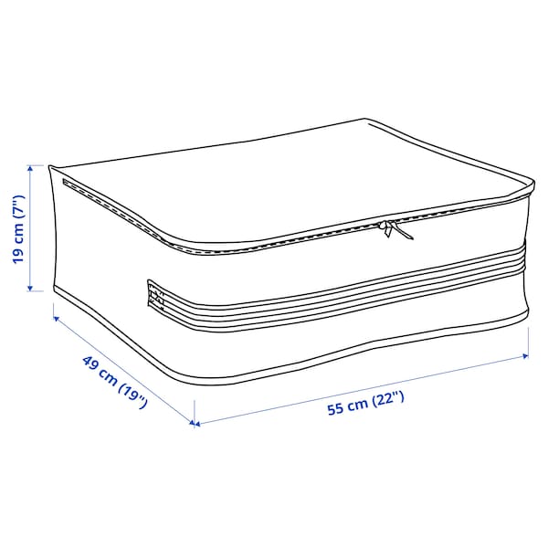 IKEA GÖRSNYGG storage case, white/clear, 22x19x7 in , IKEA Sale | 78635BOCQ