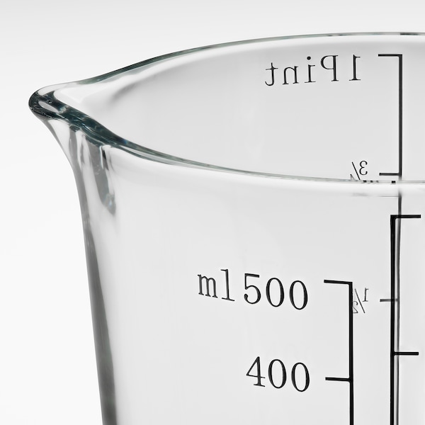 IKEA GULLPIGG measuring cup, tempered glass, 20 oz , IKEA Sale | 19234NMWK