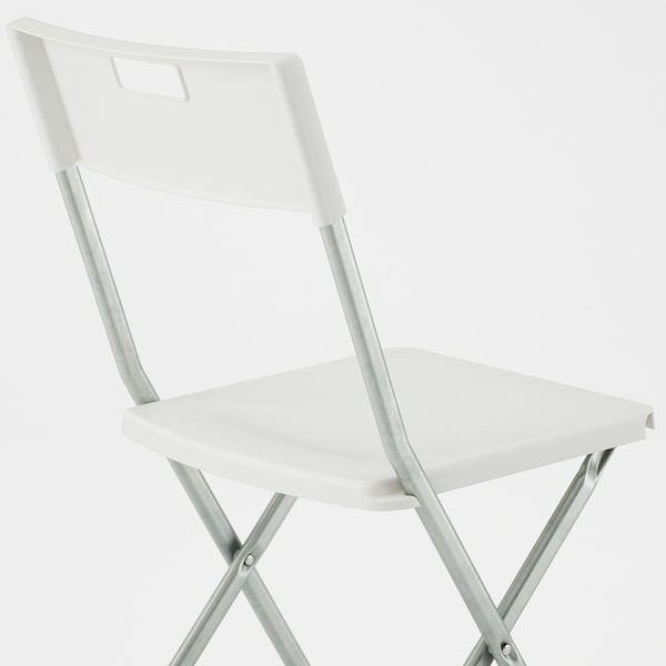 IKEA GUNDE Folding chair, white , IKEA Sale | 34895JWDM