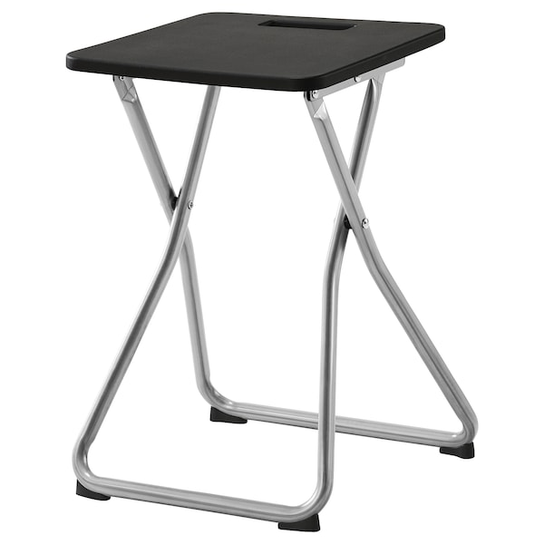 IKEA GUNDE folding stool, black , IKEA Sale | 23795CEND