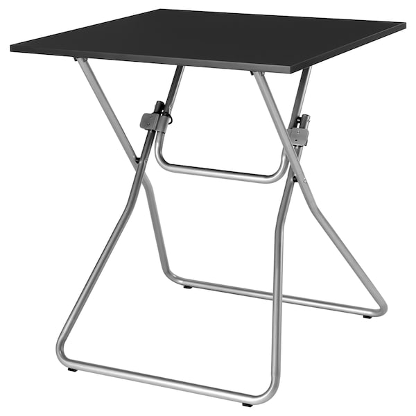 IKEA GUNDE folding table, black, 26 3/8x26 3/8 in , IKEA Sale | 10635JIOQ