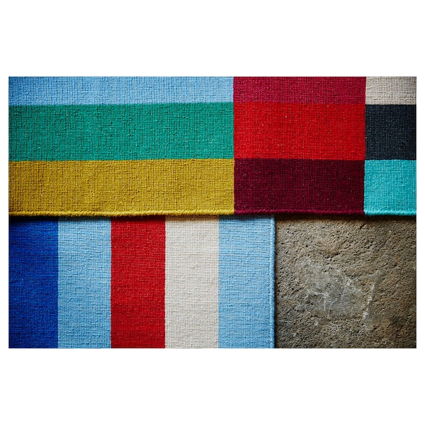 IKEA HALVED rug, flatwoven, handmade multicolor, 5'7 inx7'10 in , IKEA Sale | 13257PWTC