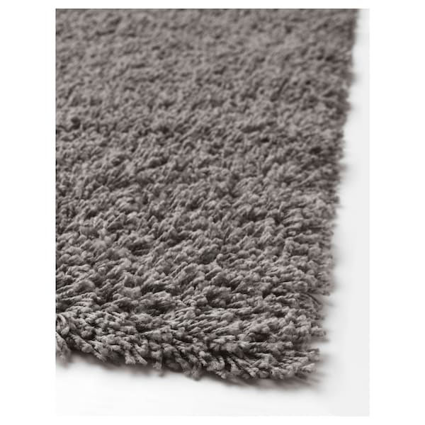 IKEA HAMPEN rug, high pile, gray, 4'4 inx6'5 in , IKEA Sale | 46259HVBP