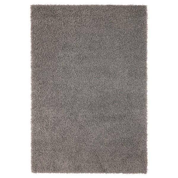 IKEA HAMPEN rug, high pile, gray, 4\'4 inx6\'5 in , IKEA Sale | 46259HVBP