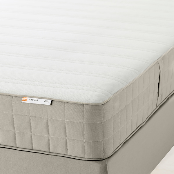 IKEA HASVÅG spring mattress, medium firm/beige, Full , IKEA Sale | 43018BPJR