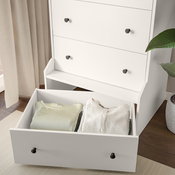 IKEA HAUGA 4-drawer chest, white, 27 1/2x41 in , IKEA Sale | 64105WRSX