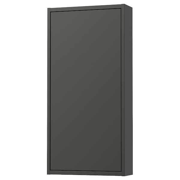 IKEA HAVBÄCK wall cabinet with door, dark gray, 18x6x37 in , IKEA Sale | 23495MNHI