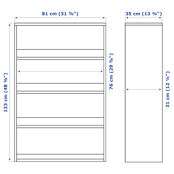 IKEA HAVSTA Shelf unit, gray, 31  7/8x13  3/4x48  3/8 in , IKEA Sale | 20793JCZD