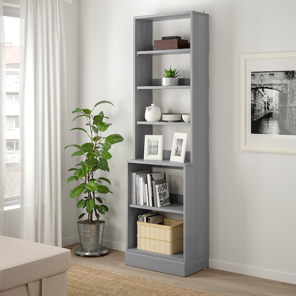 IKEA HAVSTA Shelving unit with base, gray, 24x14  5/8x83  1/2 in , IKEA Sale | 90524GUNC