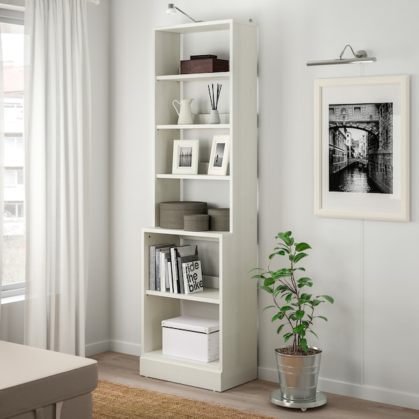 IKEA HAVSTA Shelving unit with base, white, 24x14  5/8x83  1/2 in , IKEA Sale | 61972BDTY