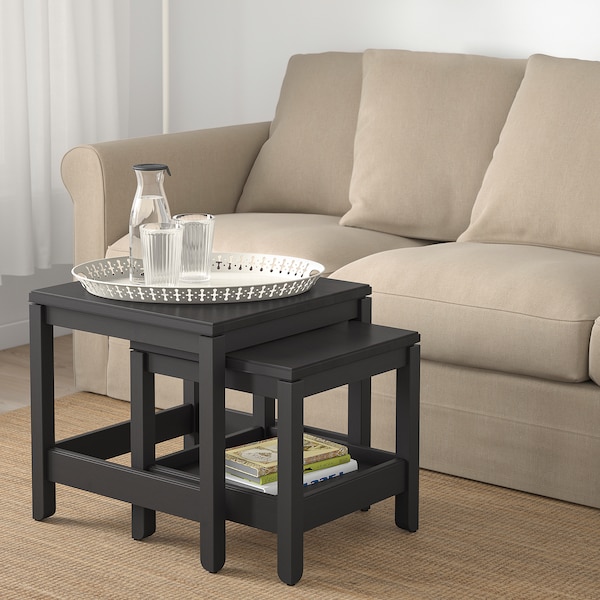 IKEA HAVSTA nesting tables, set of 2, dark brown , IKEA Sale | 30546UTEG