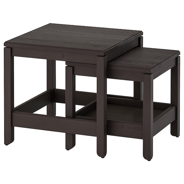 IKEA HAVSTA nesting tables, set of 2, dark brown , IKEA Sale | 30546UTEG