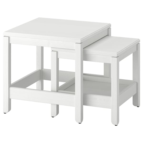 IKEA HAVSTA nesting tables, set of 2, white , IKEA Sale | 96501EUXC