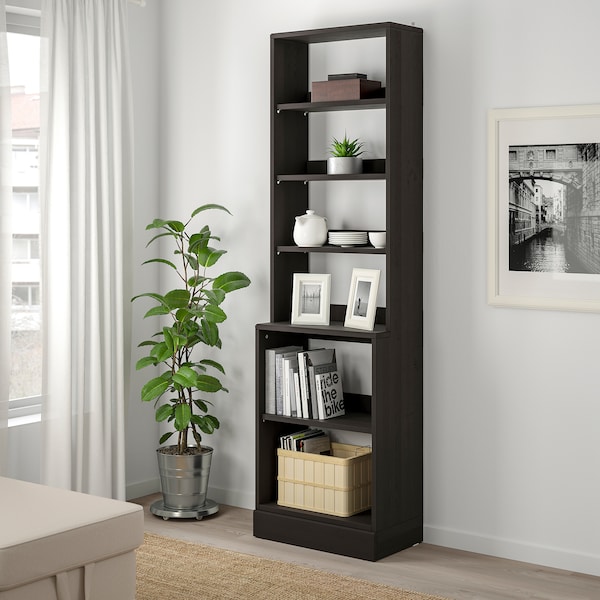 IKEA HAVSTA shelving unit with base, dark brown, 24x14 5/8x83 1/2 in , IKEA Sale | 10972VWON