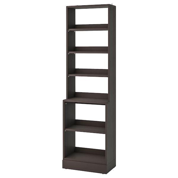 IKEA HAVSTA shelving unit with base, dark brown, 24x14 5/8x83 1/2 in , IKEA Sale | 10972VWON