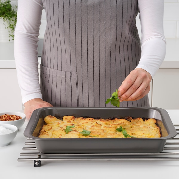 IKEA HEMMABAK roasting pan, gray, 14x11 in , IKEA Sale | 32506OUHS