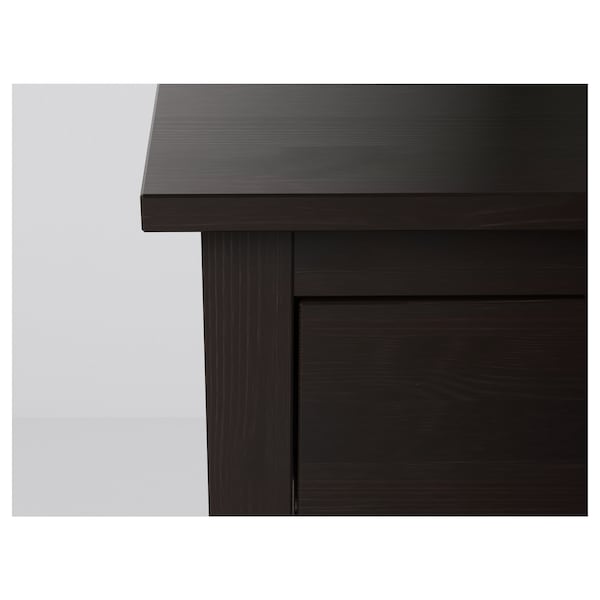 IKEA HEMNES 3-drawer chest, black-brown, 22 7/8x31 1/8 in , IKEA Sale | 20836KYRN