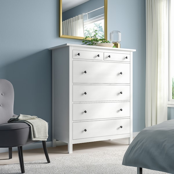 IKEA HEMNES 6-drawer chest, white stain, 42 1/2x51 5/8 in , IKEA Sale | 54128JRNY