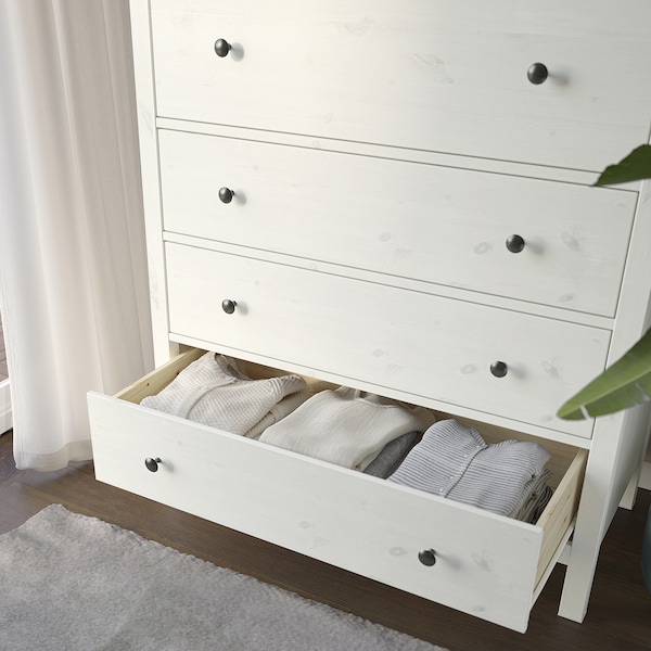 IKEA HEMNES 6-drawer chest, white stain, 42 1/2x51 5/8 in , IKEA Sale | 54128JRNY