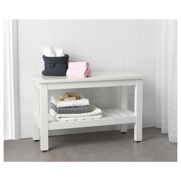 IKEA HEMNES Bench, white, 32  5/8 in , IKEA Sale | 30712JRGQ