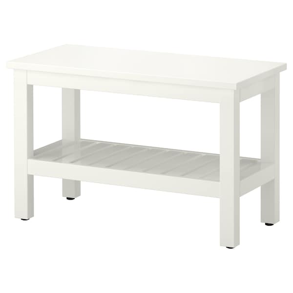 IKEA HEMNES Bench, white, 32  5/8 in , IKEA Sale | 30712JRGQ