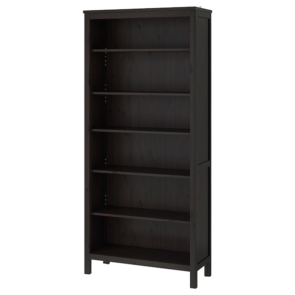 IKEA HEMNES Bookcase, black-brown, 35  3/8x77  1/2 in , IKEA Sale | 30875DWEC