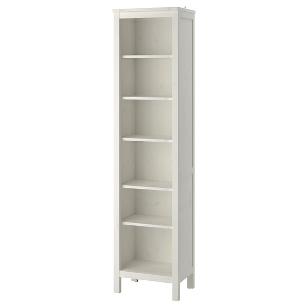 IKEA HEMNES Bookcase, white stain, 19  1/4x77  1/2 in , IKEA Sale | 49021LWRB