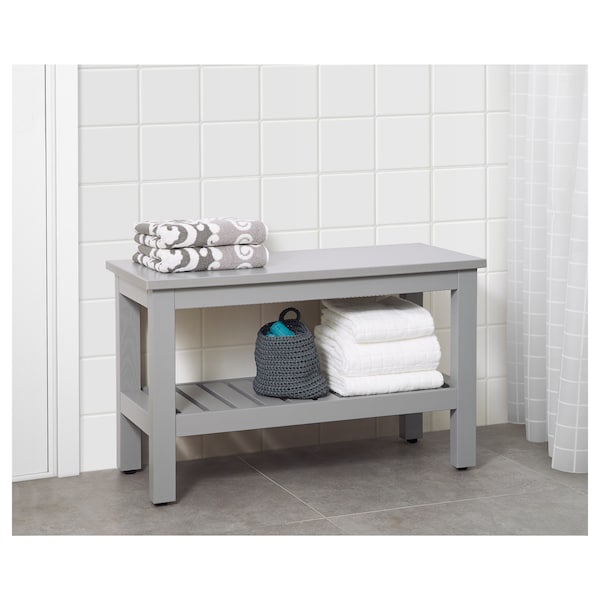 IKEA HEMNES bench, gray, 32 5/8 in , IKEA Sale | 52670SJMK