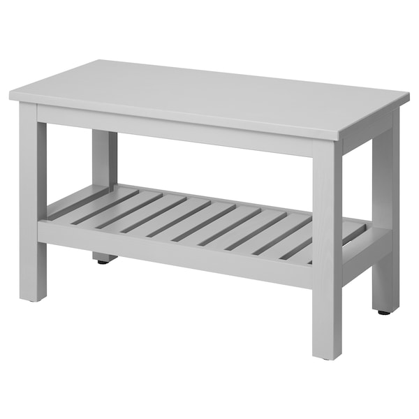 IKEA HEMNES bench, gray, 32 5/8 in , IKEA Sale | 52670SJMK