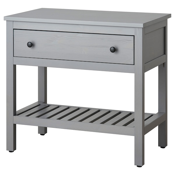 IKEA HEMNES open sink cabinet with 1 drawer, gray, 32 1/4x18 7/8x29 7/8 in , IKEA Sale | 17543GBSR