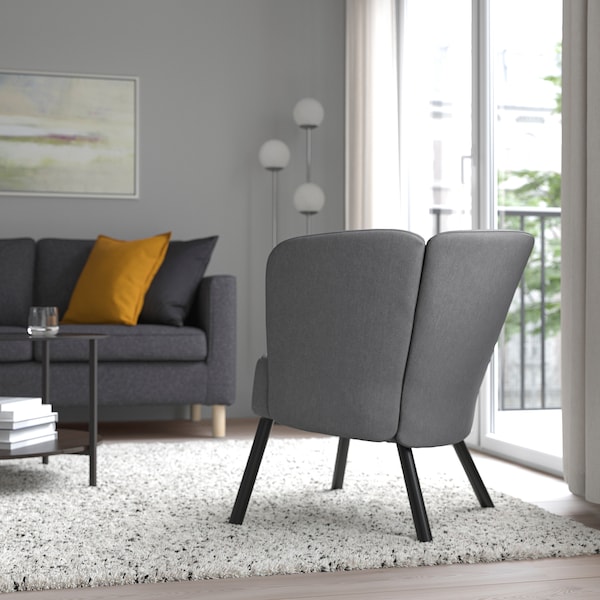 IKEA HERRÅKRA armchair, Vissle gray , IKEA Sale | 12643ZNAJ