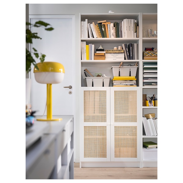 IKEA HÖGADAL door, white/woven bamboo, 15 3/4x38 1/4 in , IKEA Sale | 40563PAMG