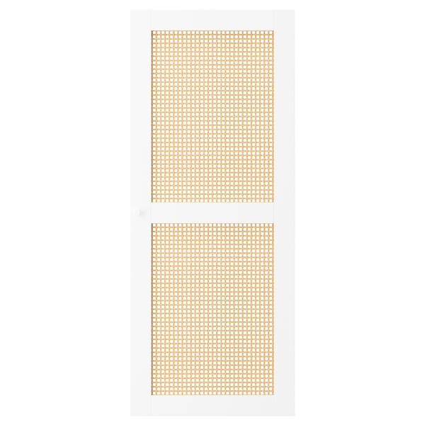 IKEA HÖGADAL door, white/woven bamboo, 15 3/4x38 1/4 in , IKEA Sale | 40563PAMG