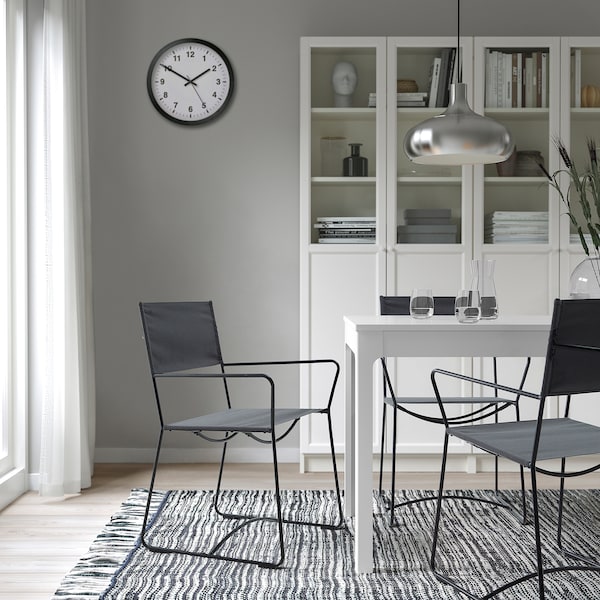 IKEA HÖGALT chair, black/Älvsborg dark gray , IKEA Sale | 87309LBXM