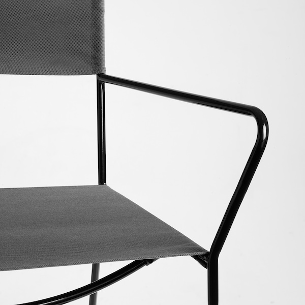 IKEA HÖGALT chair, black/Älvsborg dark gray , IKEA Sale | 87309LBXM