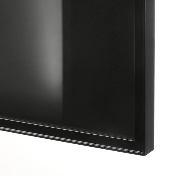 IKEA HÖGBO glass door, black, 15 3/4x38 1/4 in , IKEA Sale | 21703VXEB