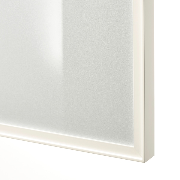 IKEA HÖGBO glass door, white, 15 3/4x38 1/4 in , IKEA Sale | 30216WMSJ