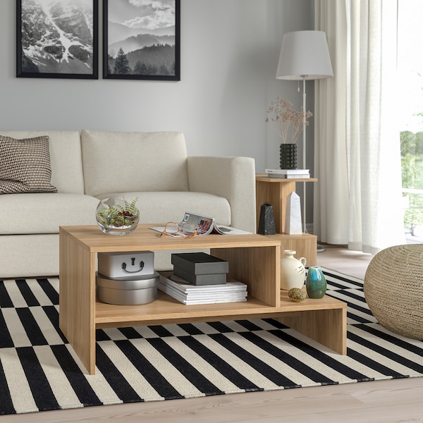 IKEA HOLMERUD coffee table, oak effect, 35 3/8x21 5/8 in , IKEA Sale | 45027ECJD