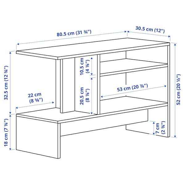 IKEA HOLMERUD side table, oak effect, 31 1/2x12 1/4 in , IKEA Sale | 16075YSJX